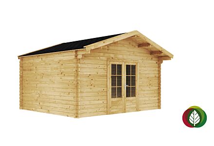 Blokhut Piton 45mm 450x400cm - Duxwood