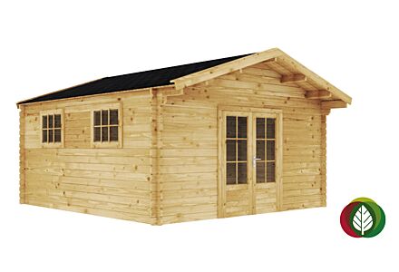 Blokhut Rolder 45mm 450x500cm - Duxwood
