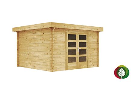 Blokhut Stuben 45mm 350x350cm - Duxwood