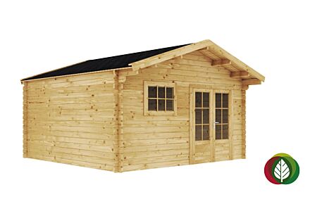 Blokhut Weiteveen 45mm 450x450cm - Duxwood
