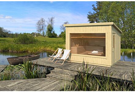 Luxe Buitensauna Carel S 300x225cm
