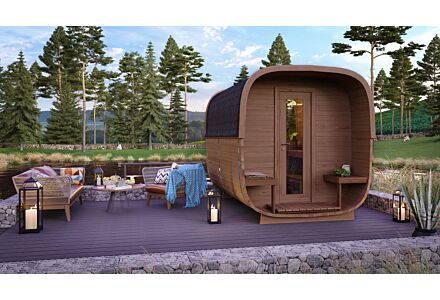 Cube Sauna Rovaniemi 219 x 286 cm Thermowood  