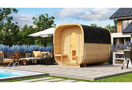Cube Sauna Rovaniemi 219 x 286 cm Vurenhout