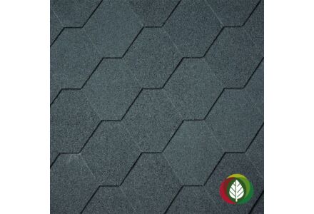 Dakshingles hexagonaal zwart