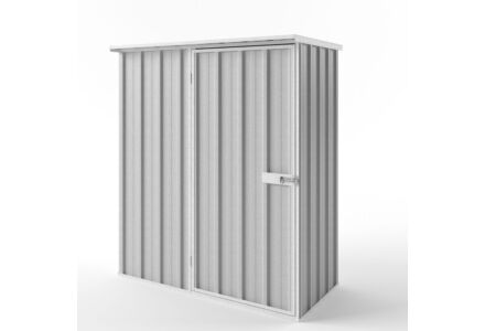 Metalen tuinkast Endurashed 150x78cm (zilvergrijs)