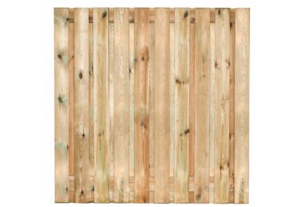 Tuinscherm Enschede geïmpregneerd 21-planks 180x180cm