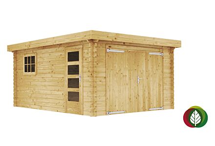 Houten garage 350 x 500 cm - Geer 45mm