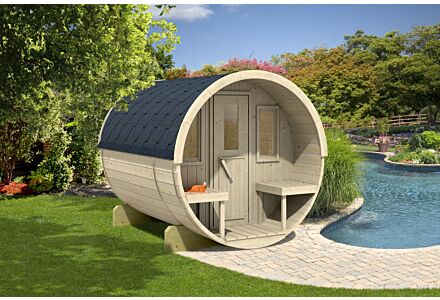 Barrelsauna 200Øx280cm Interflex