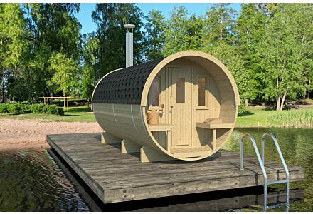 Barrelsauna 200Øx400cm Interflex