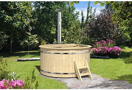 Hottub 200cm vuren hout met interne kachel