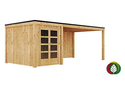 Tuinhuis met overkapping Kay 200x750cm
