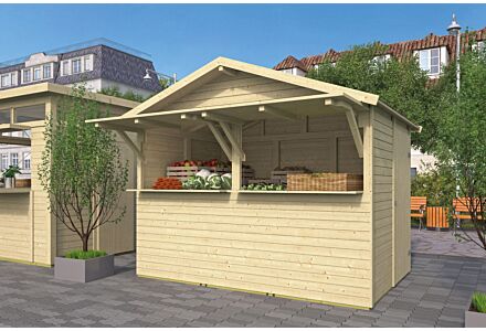Houten Kiosk Rudolph 300x200cm
