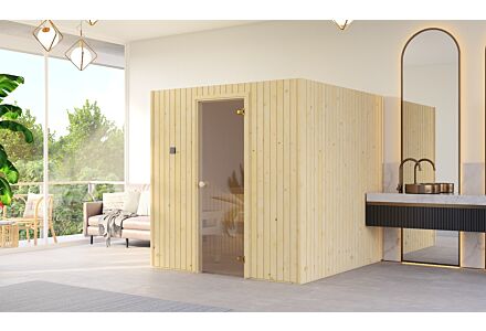 Binnensauna Lillby L 200x200cm