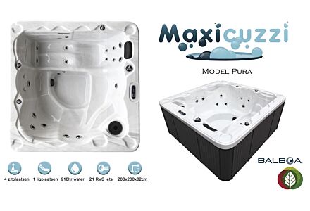 Spabad Maxicuzzi Pura 200x200cm