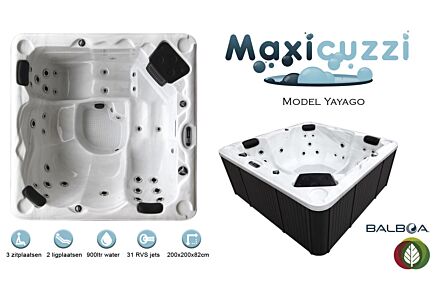Spabad Maxicuzzi Yayago 200x200cm