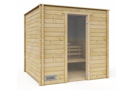 Binnensauna 205 x 168 cm Finse sauna 