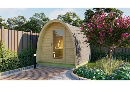 Pod Sauna Tolva 230 x 259 cm Vurenhout 
