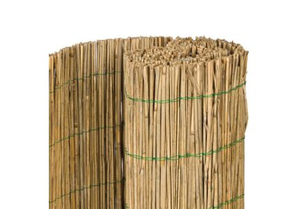 Rieten decoratiemat dubbelvoudig gebonden 200x175cm