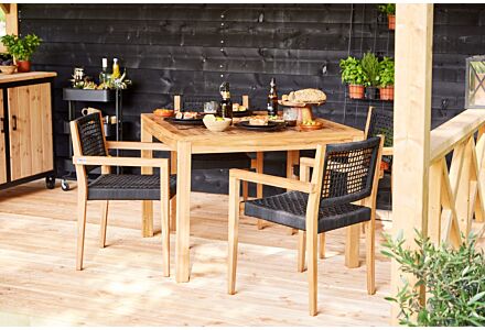 Tuintafel Vierkant B100xD100xH75cm