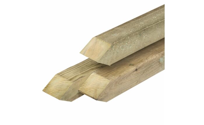 Tuinhek paal geimpregneerd hout 6.8x6.8x150cm