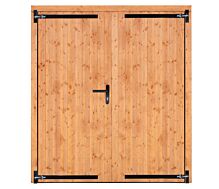 Selecteer Dubbele deur dicht Red Class Wood 185x205cm