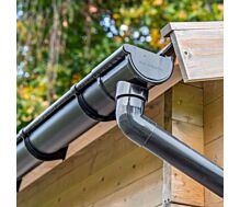 Selecteer Dakgoot-set PVC 100mm carport zadeldak