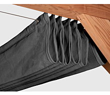 Selecteer Harmonica schaduwdoek antraciet 500x200 cm