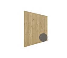 Selecteer Halfhouts rabat wand B grijs (7039)