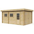 Garage 3352M Interflex 520x330cm met plat dak
