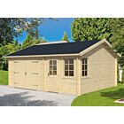 Houten garage Moa 598x500cm Tuindeco