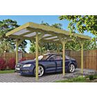 Houten carport enkel 300x500cm