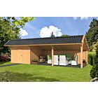 Kapschuur Bergen XL Lariks Douglas 989x452cm type 7 onbehandeld