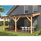 Houten veranda Lariks Douglas 600x300cm