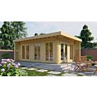 Blokhut Tuinhuis Hildegard 590x400cm Tuindeco