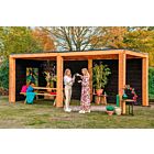 Overkapping Renesse Red Class Wood DHZ bouw 500x313cm