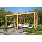 Overkapping Renesse Red Class Wood DHZ bouw 600x313cm